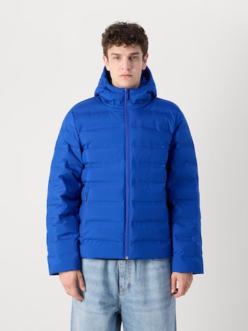 Calvin Klein Winter Jacket in Blue: front