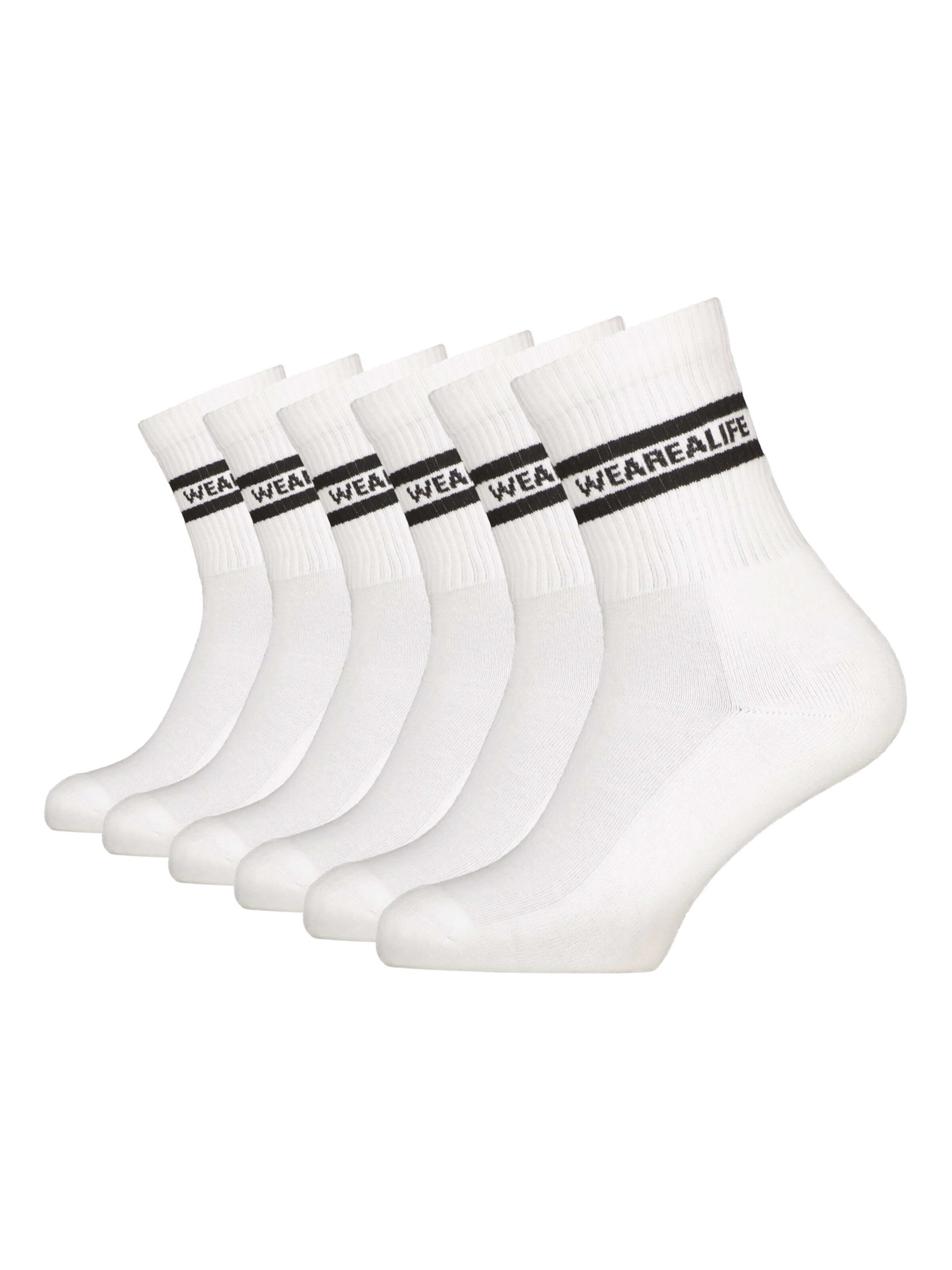 Alife and Kickin Socken  'HenjaAK' in Weiß: Vorderseite