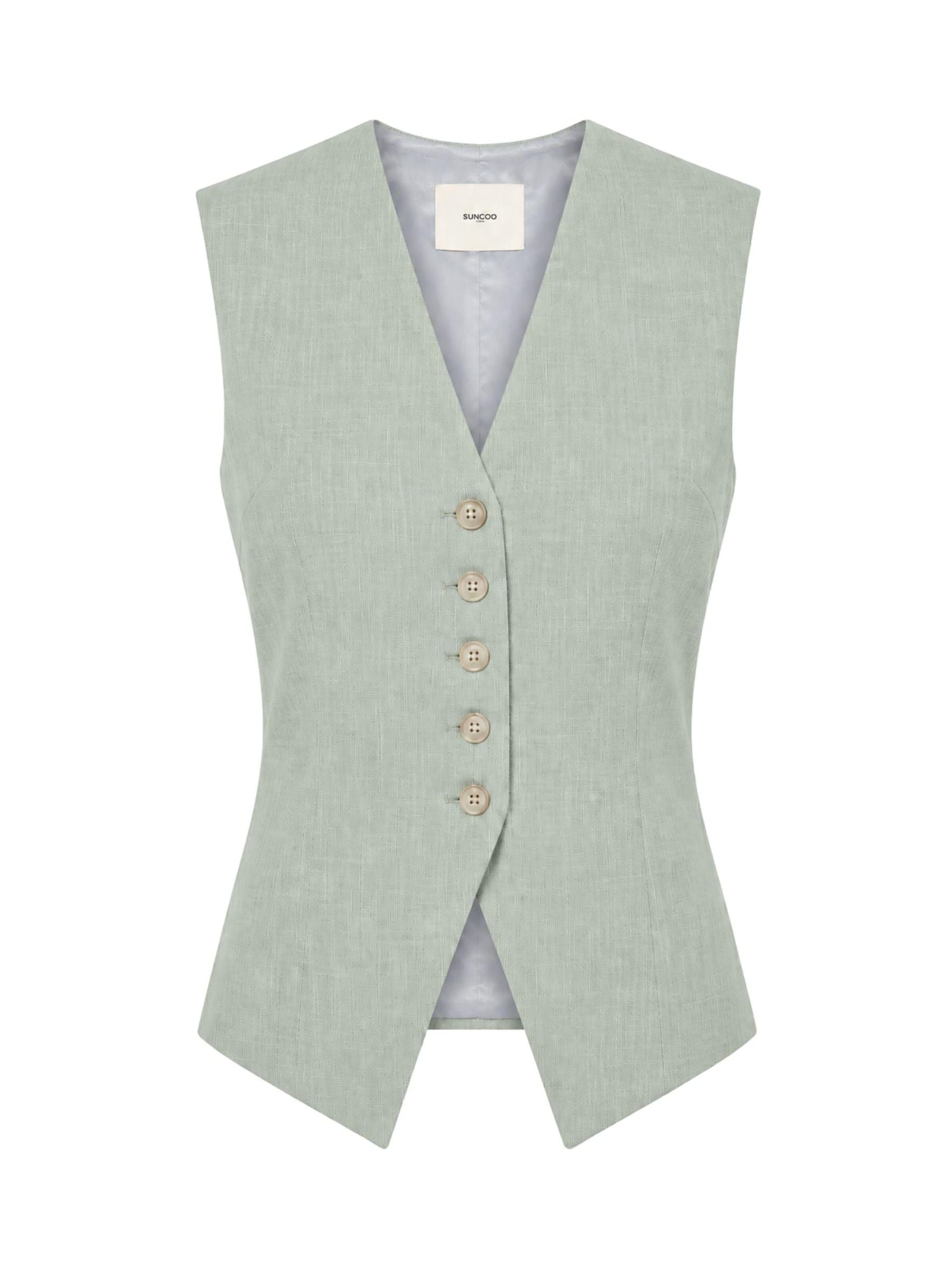 Suncoo Vest in Green: front