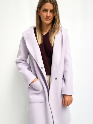 Funk since 1776 Between-Seasons Coat in Purple