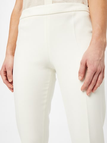 BOSS Orange Tapered Pleated Pants 'Tiluna' in White