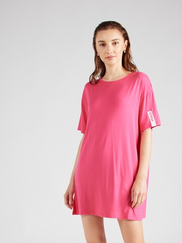 Camicia da notte di HUGO in rosa: frontale