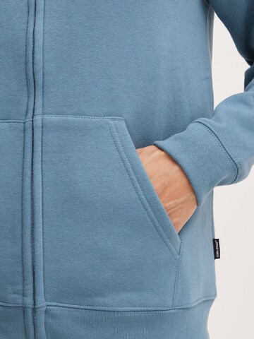BLEND - Sudadera con cremallera ' DOWNTOWN ' en azul