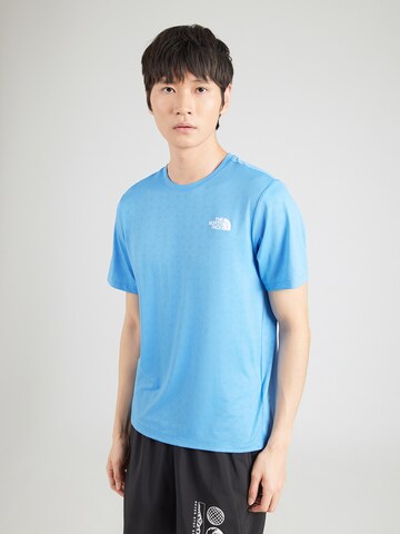 THE NORTH FACE Toiminnallinen paita 'PENTADOME' värissä sininen: etupuoli
