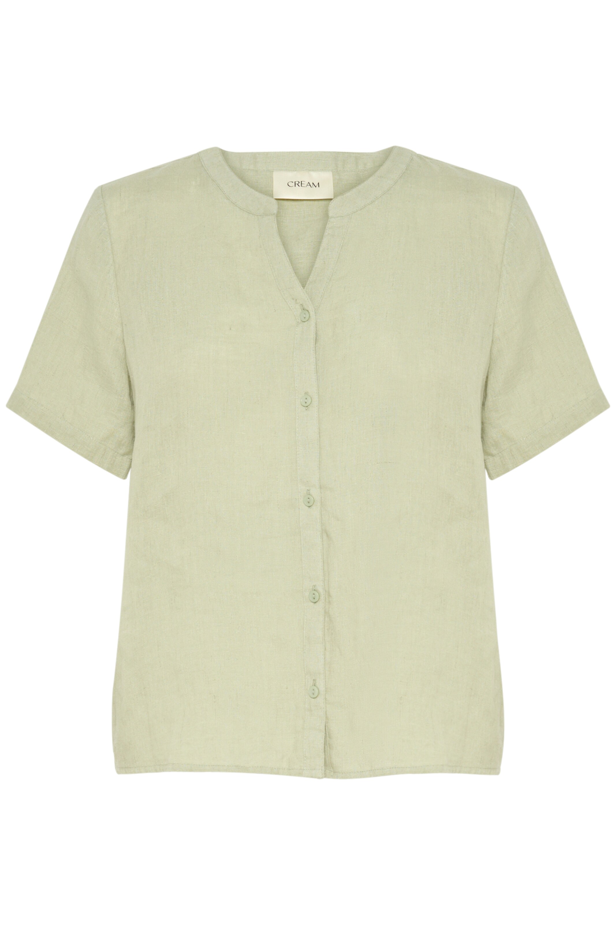 Cream Blouse 'CRBellis' in Groen: voorkant