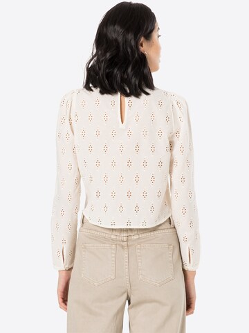 ONLY - Blusa 'Bailey' en beige