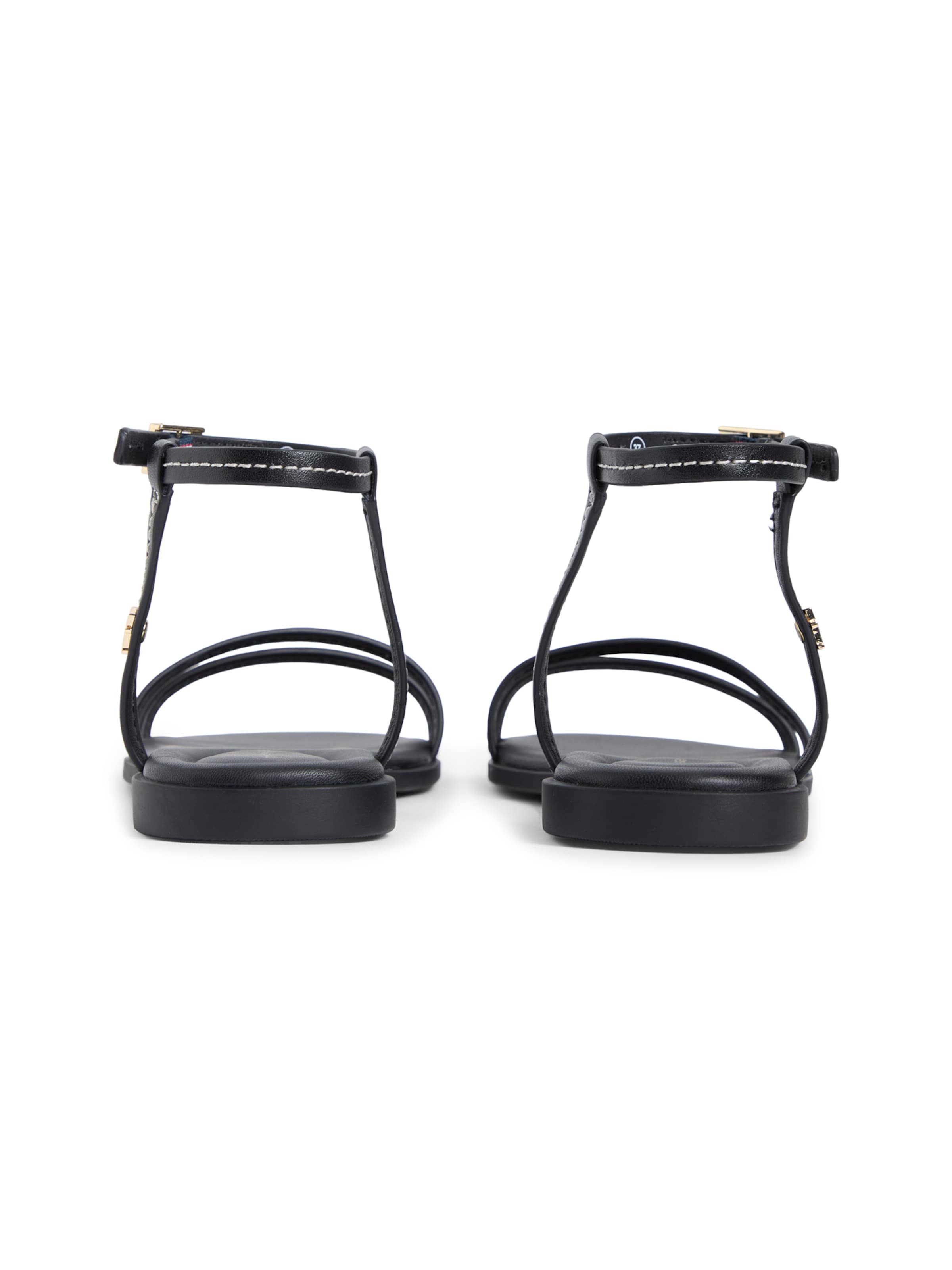 TOMMY HILFIGER - Sandálias com tiras em preto