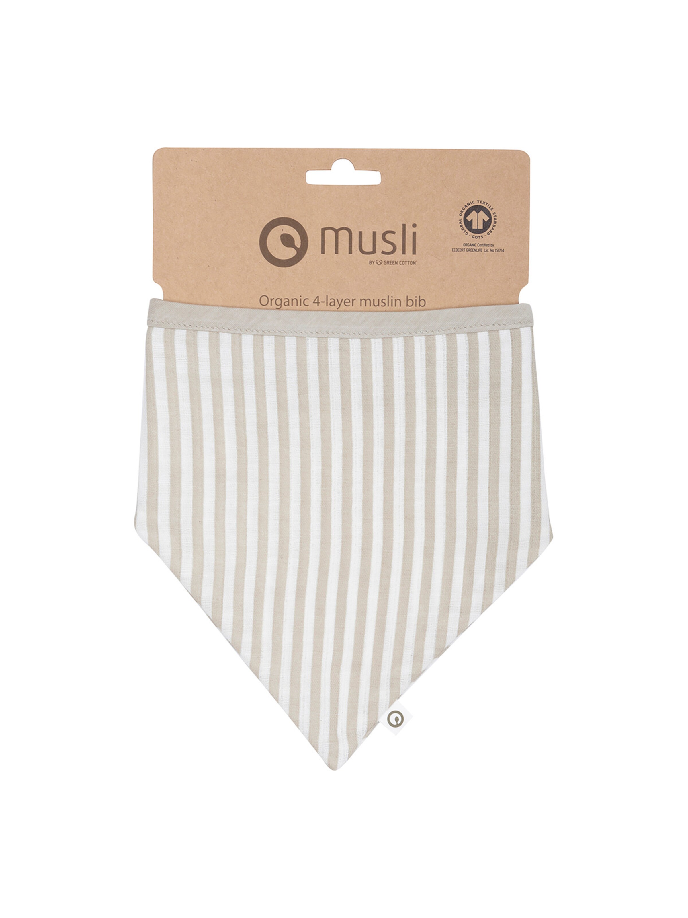 Müsli by GREEN COTTON Shawl in Beige