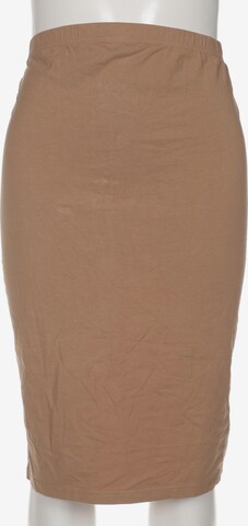 H&M Skirt in XXL in Beige: front