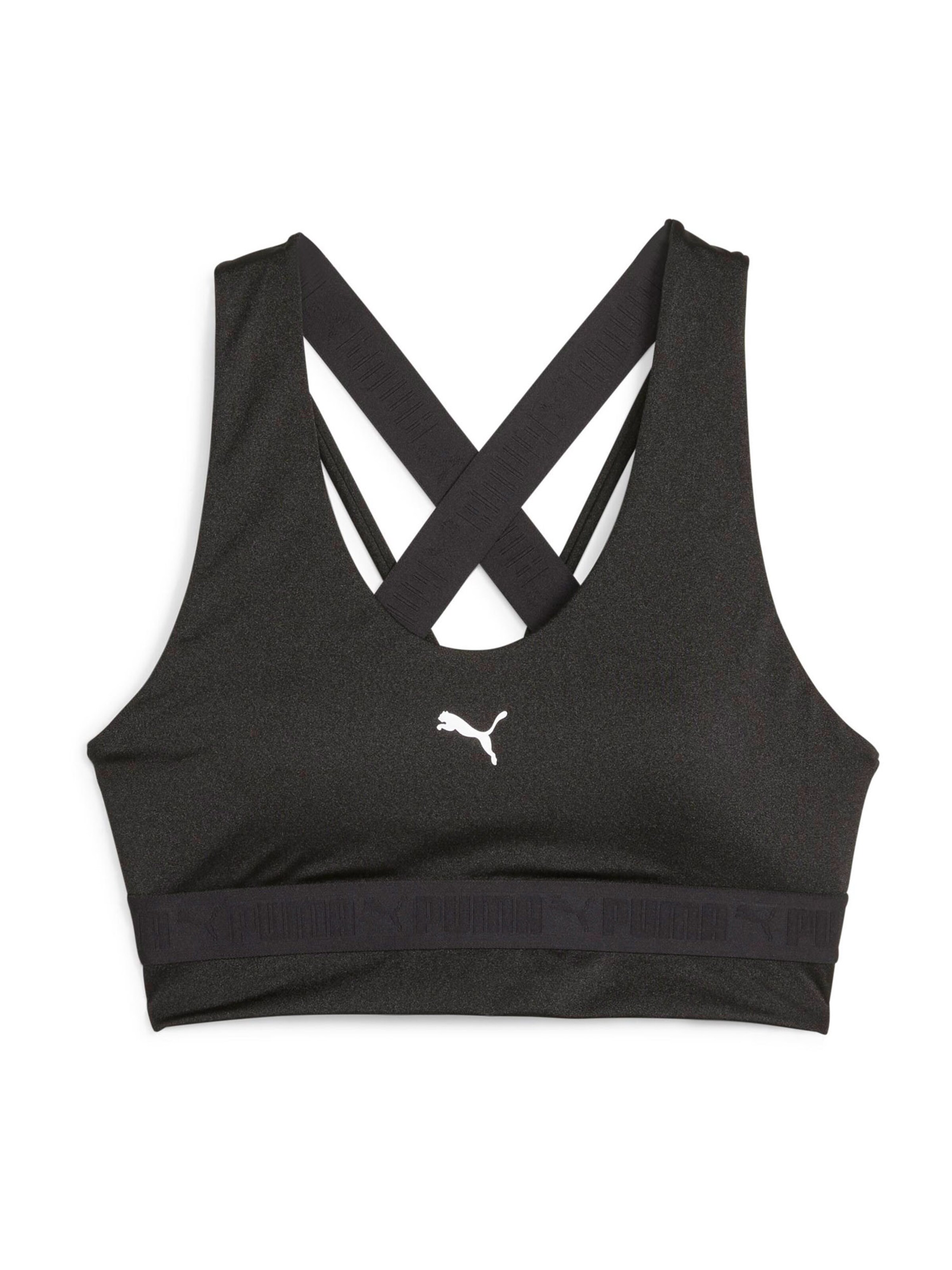 PUMA Bralette Sports Bra in Black ABOUT YOU