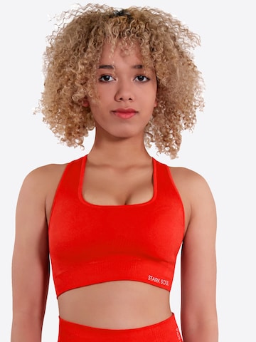 Stark Soul Bustier Sport bh in Rood: voorkant