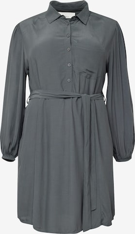 Guido Maria Kretschmer Curvy Shirt dress 'Dajana' in Grey: front