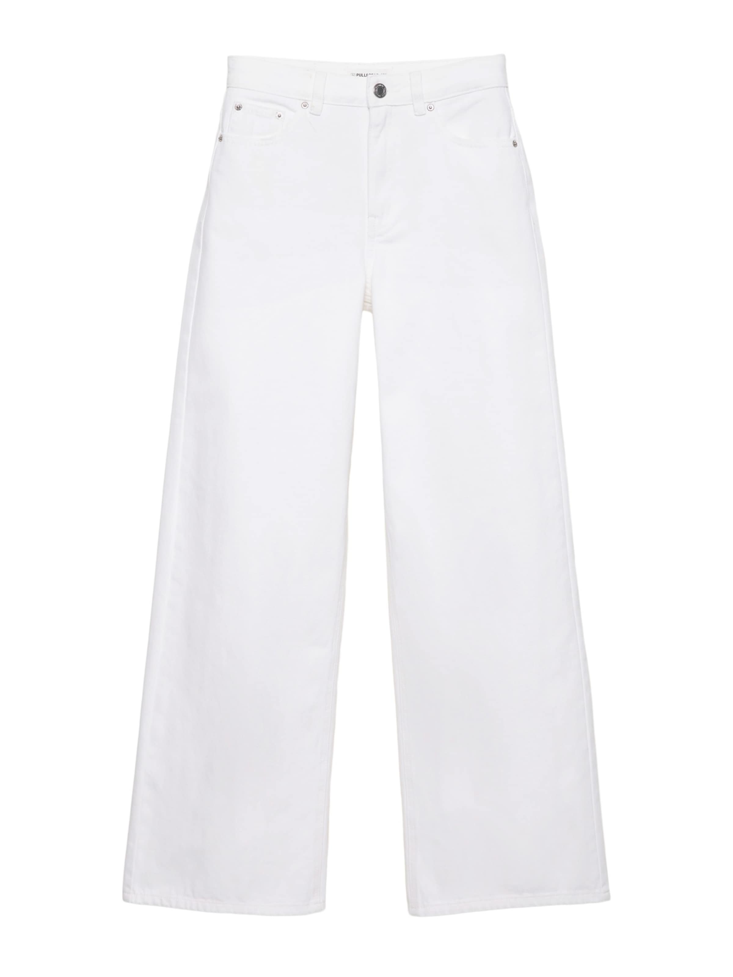 Pull&Bear Jean en blanc, Vue avec produit