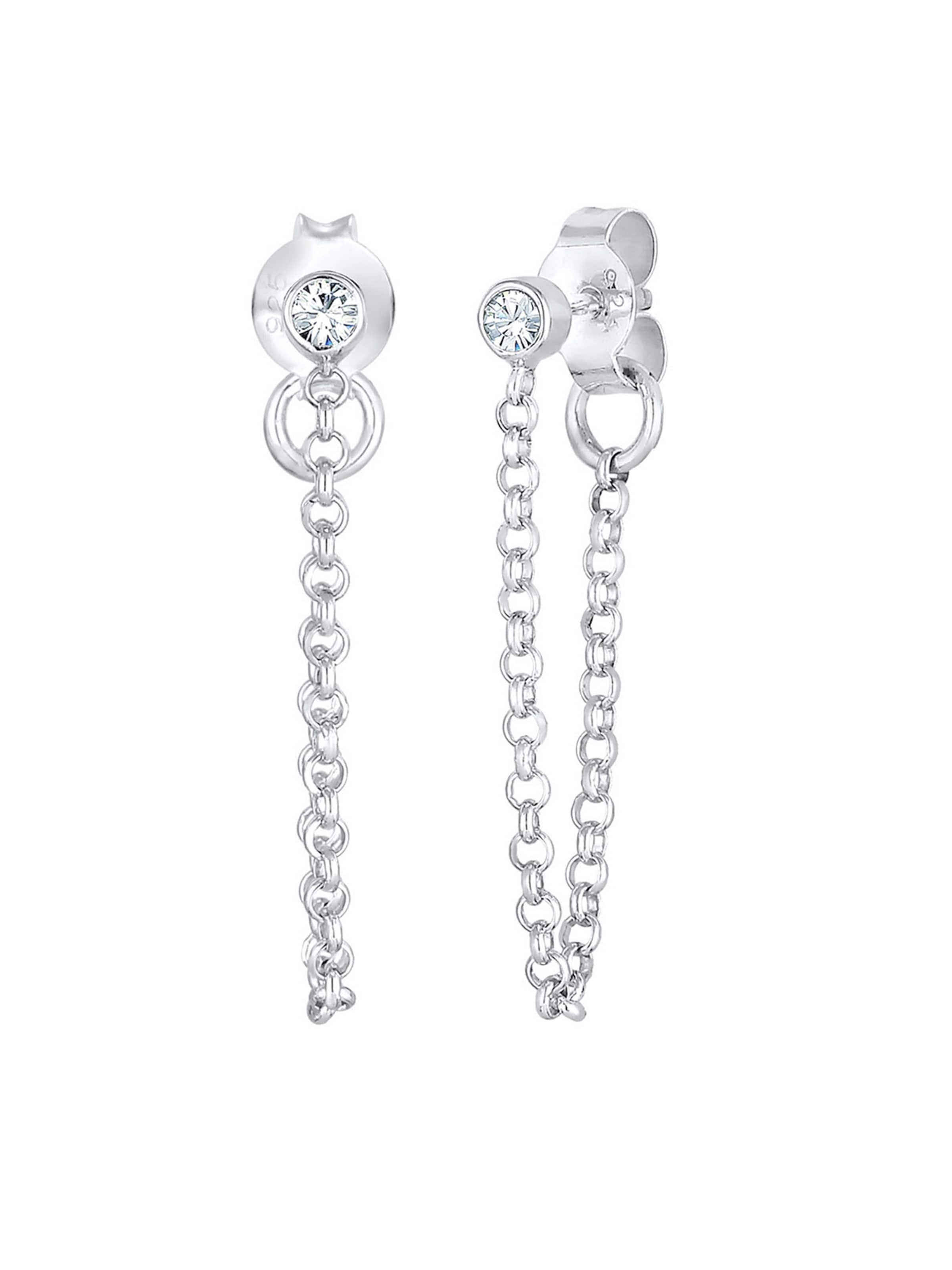 ELLI Серьги в Серебристый: спереди