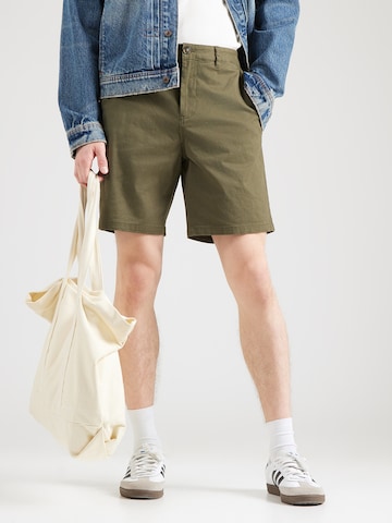 SCOTCH & SODA Regular Chino 'Stuart' in Groen: voorkant