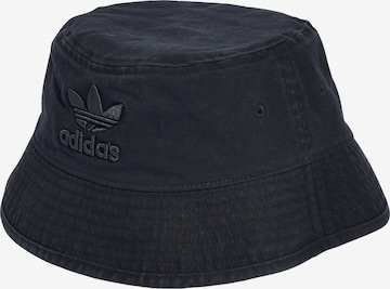 ADIDAS ORIGINALS Sports Hat in Black: front