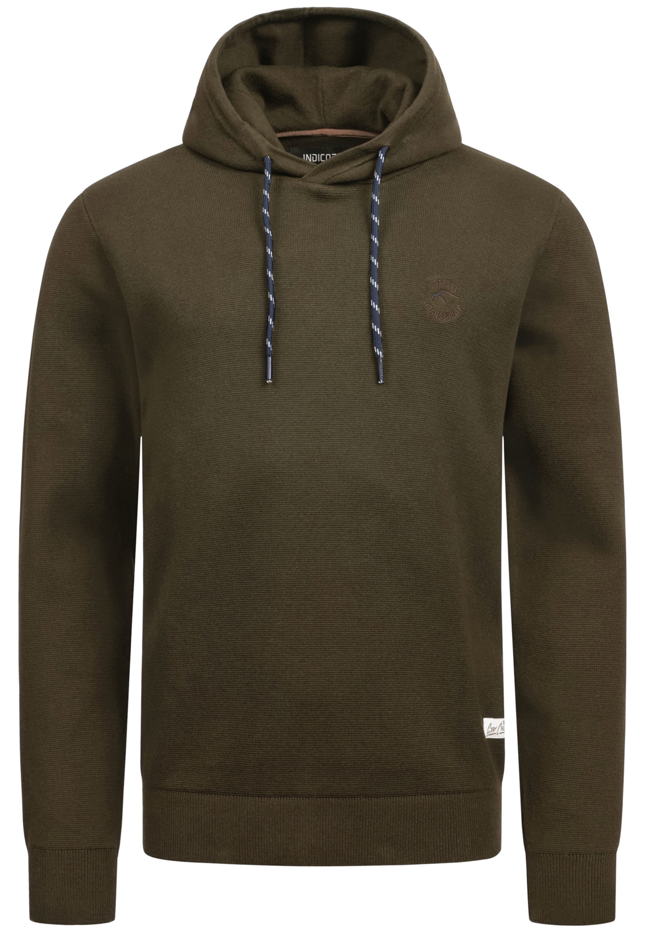 INDICODE JEANS Sweatshirt in Green: front