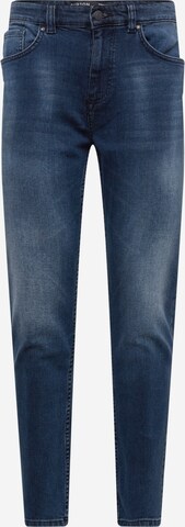 Coupe slim Jean BURTON MENSWEAR LONDON en bleu : devant