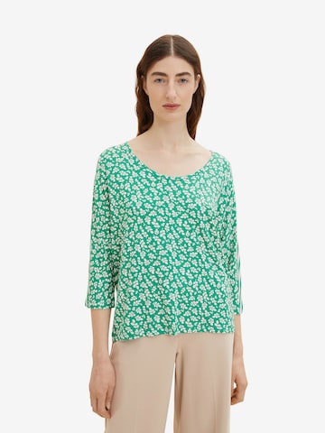 TOM TAILOR Shirt in Groen: voorkant