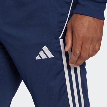 ADIDAS PERFORMANCE Slim fit Workout Pants 'Tiro 23 League' in Blue