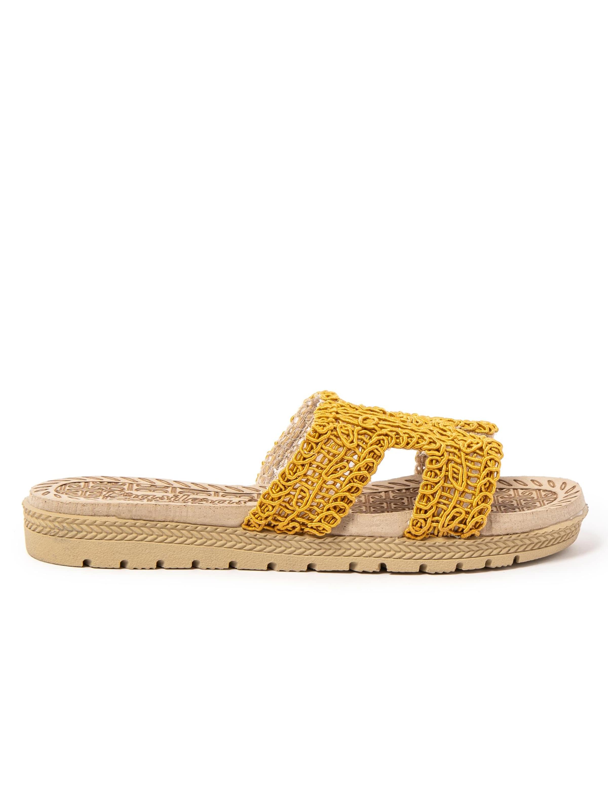 Brasileras Slippers 'Braida' in Yellow