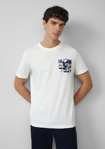 s.Oliver Shirt in Wit: voorkant