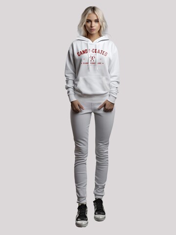 F4NT4STIC Sweatshirt 'Weihnachten Candy Coated Christmas' in White