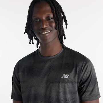 Maglia funzionale 'RC Essential Printed T-Shirt' di new balance in nero