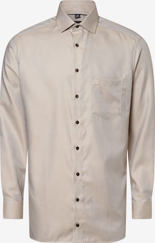 OLYMP Regular fit Business Shirt in Beige: front