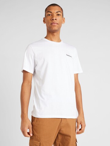 TIMBERLAND - Camiseta en blanco: frente