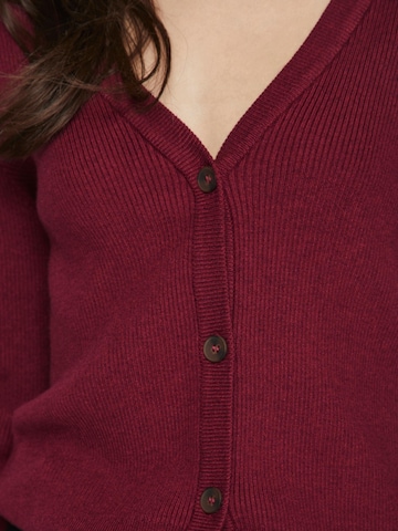 VILA Knit cardigan 'Comfy' in Red