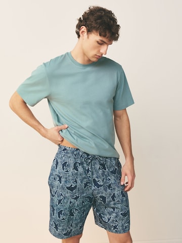 NextKratka pidžama - plava boja: prednji dio