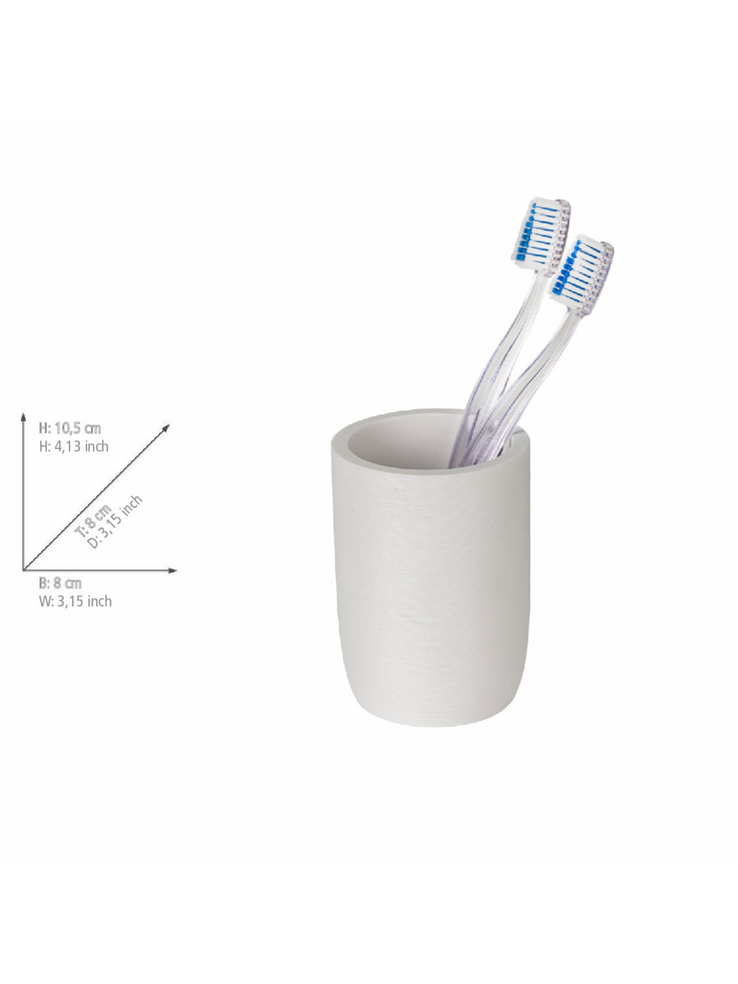 Wenko Bathroom Set 'Altavalle' in White