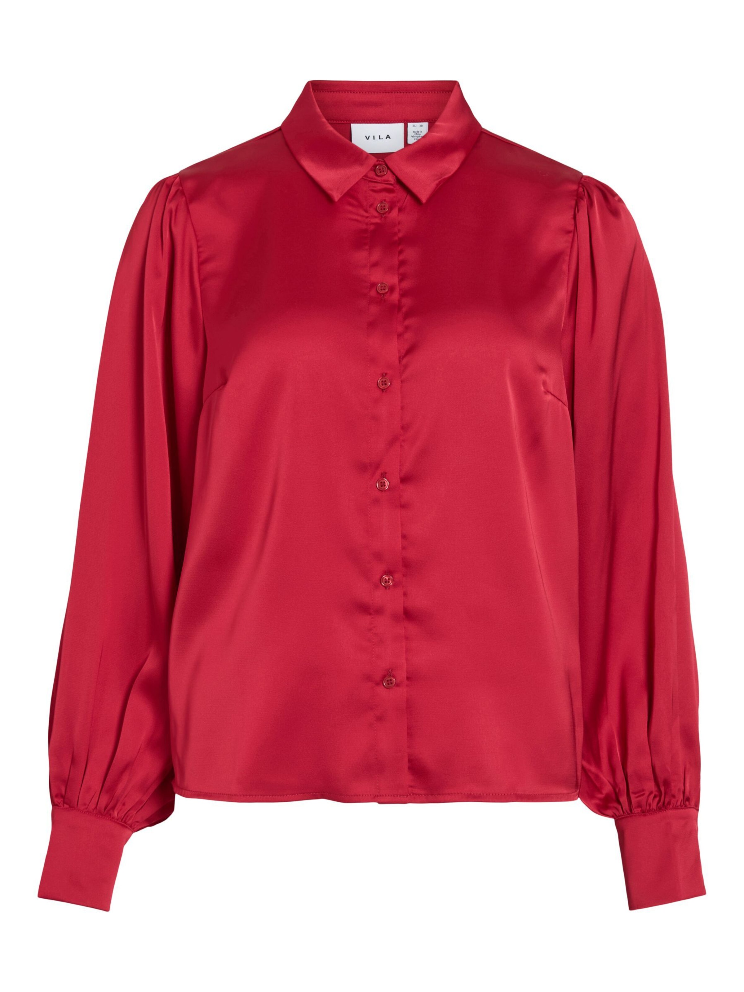 VILA Bluse 'VIEnna Ravenna' i rød: forside