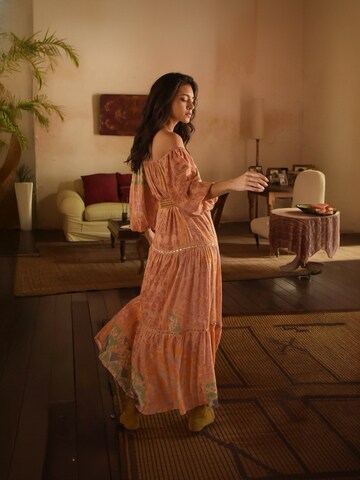 Robe Miss June en mélange de couleurs