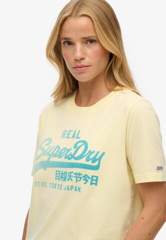 Superdry Shirt in Geel