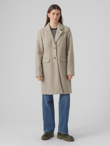 VERO MODA Between-Seasons Coat 'POP GIANNA' in Grey