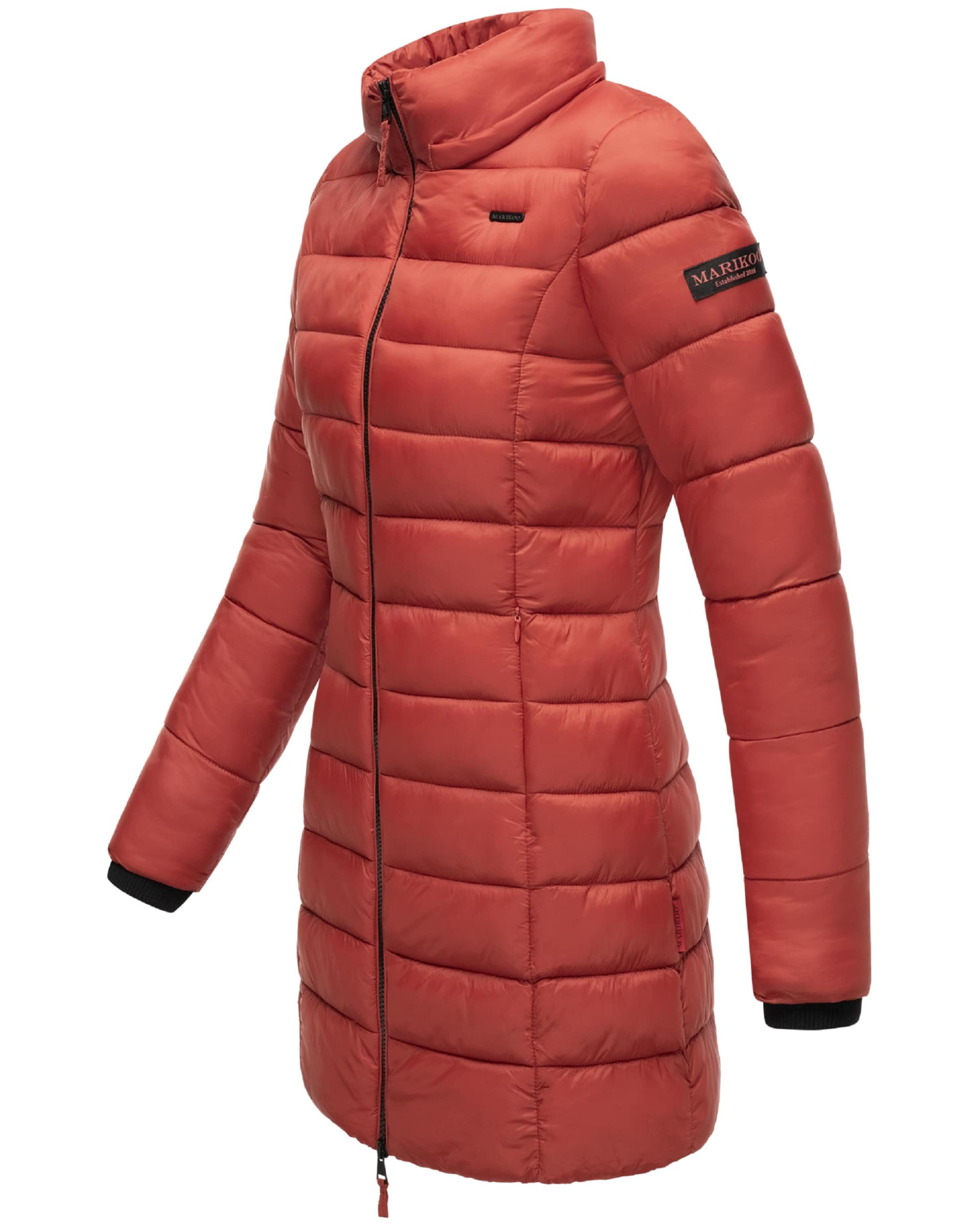 MARIKOO Vinterfrakke 'Abendsternchen' i rød