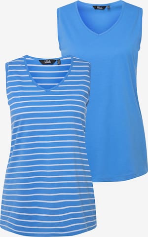 Ulla Popken - Camiseta en azul: frente