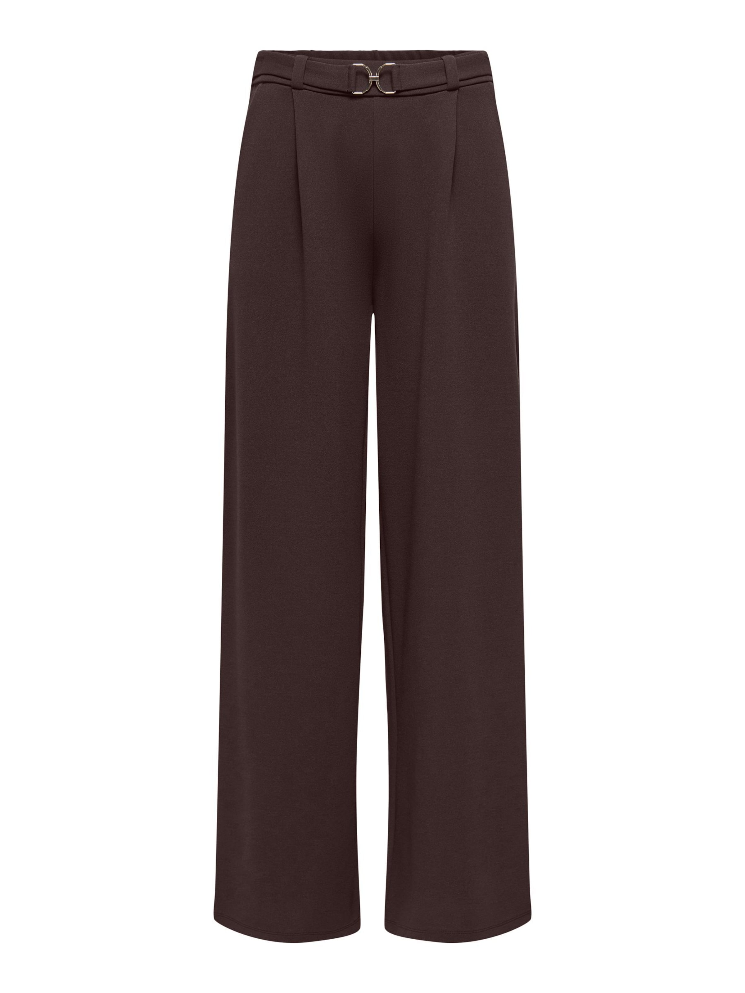 Wide Leg Pantalon à pince 'JDYGeggo' JDY en marron : devant