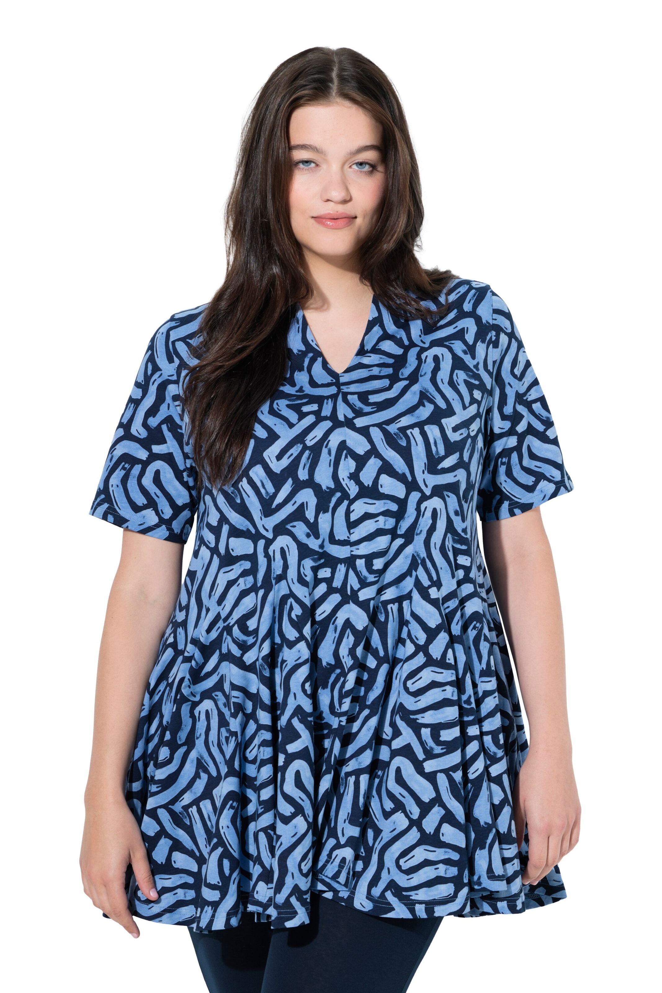 Ulla Popken Shirt in Blue: front