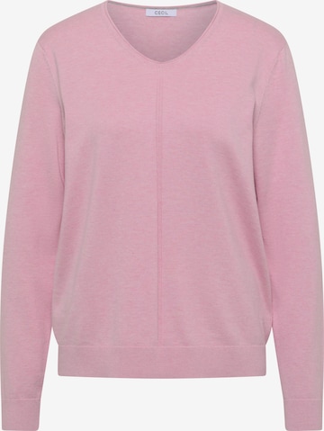 CECIL Sweater in Pink: front
