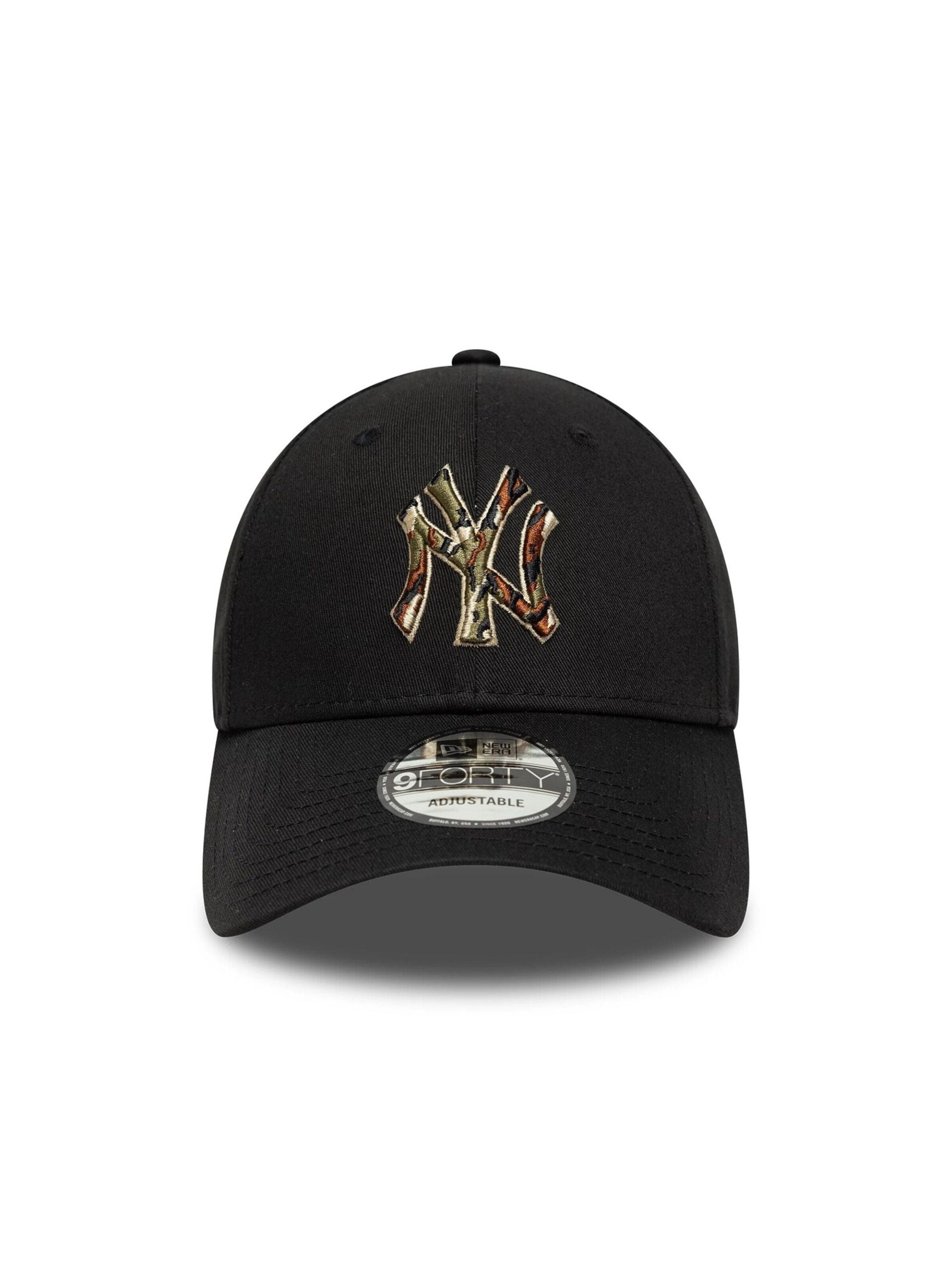 NEW ERA Czapka z daszkiem '9FORTY New York Yankees MLB Team Outline' w kolorze czarny