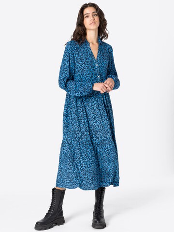 Tommy Jeans Shirt Dress in Blue: front