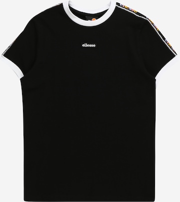 ELLESSE Shirt 'Floriano' in Zwart: voorkant