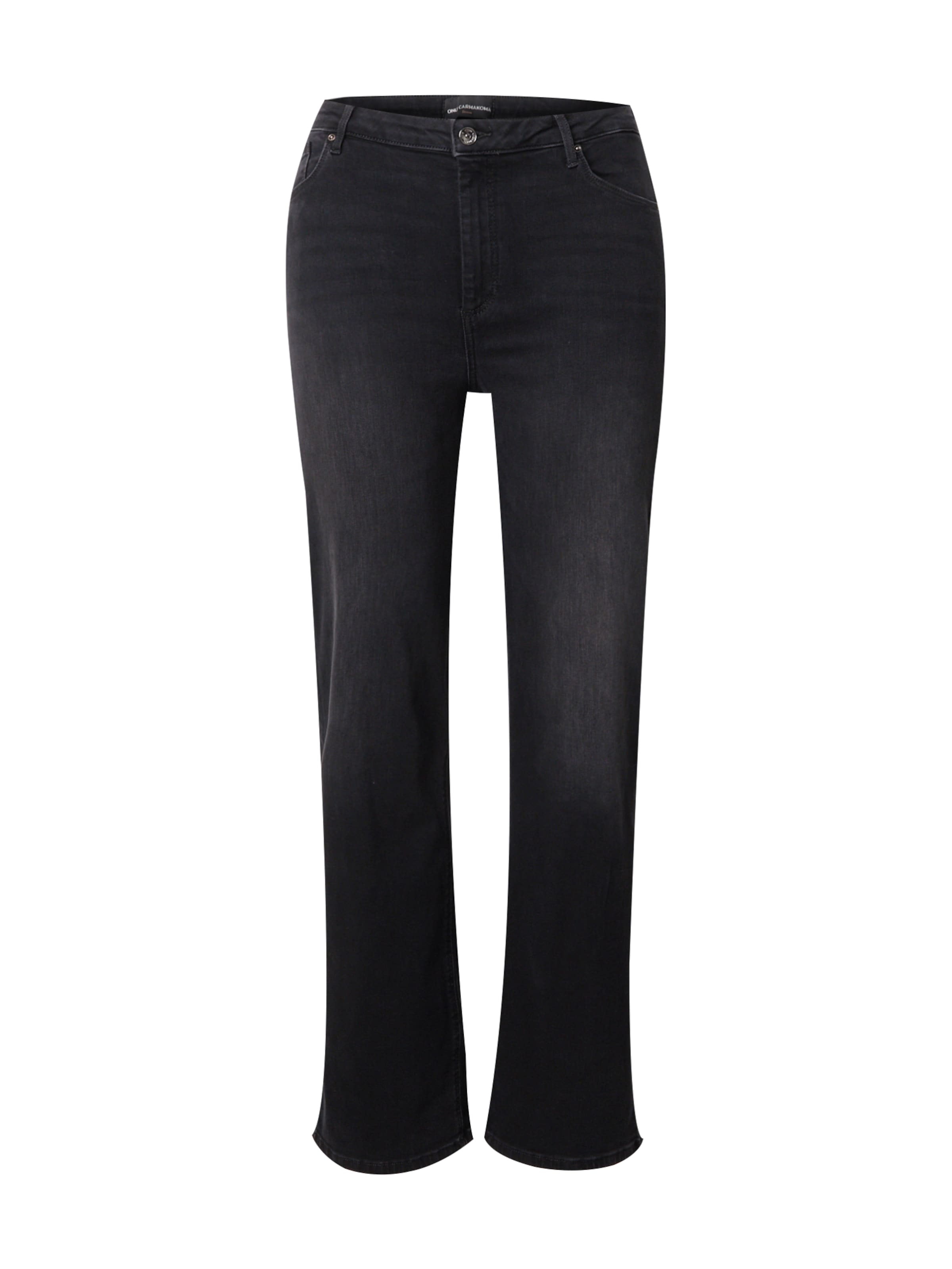 ONLY Carmakoma Loosefit Jeans 'CARWILLY' i sort: forside