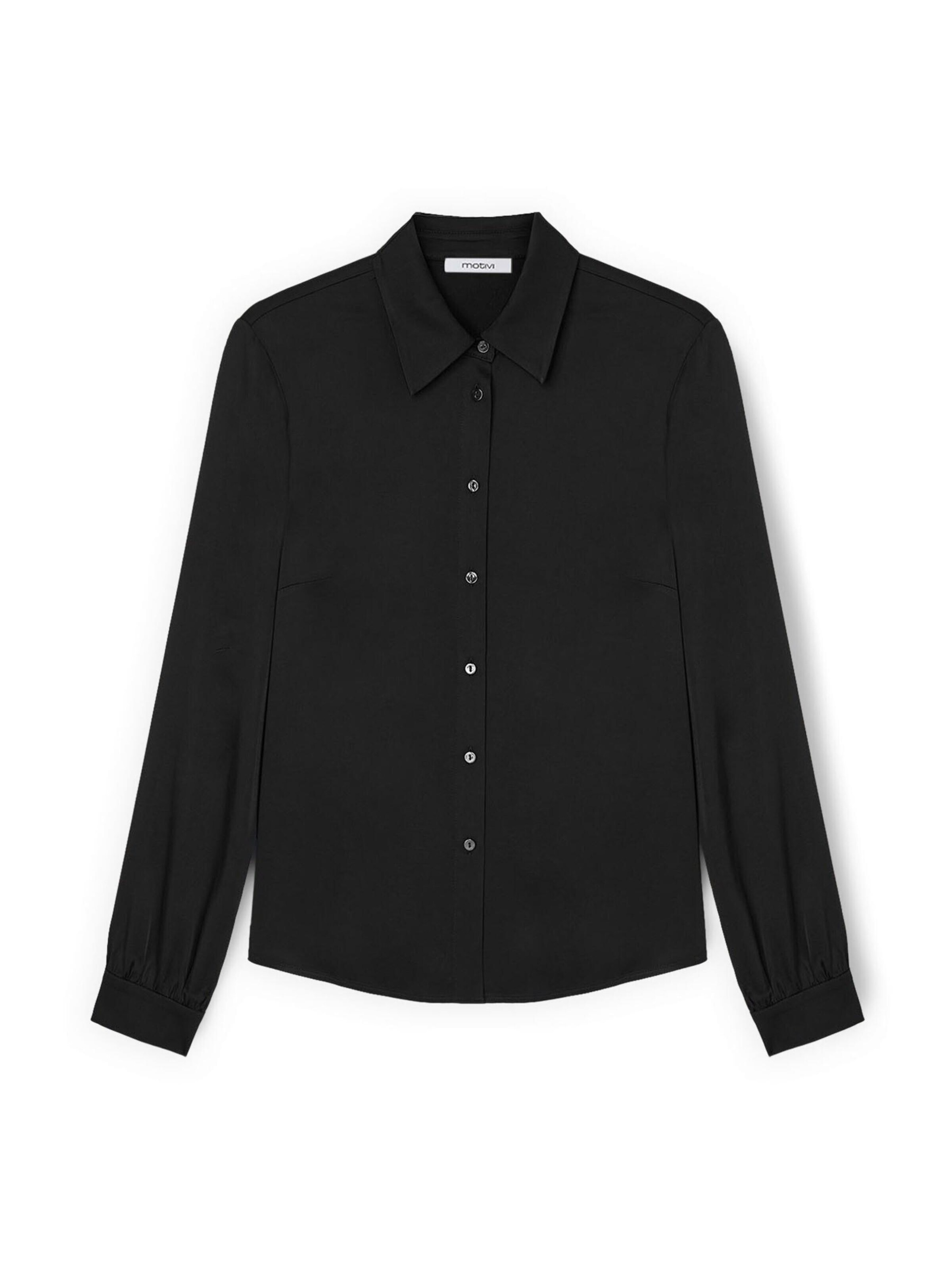 MOTIVI - Blusa en negro: frente