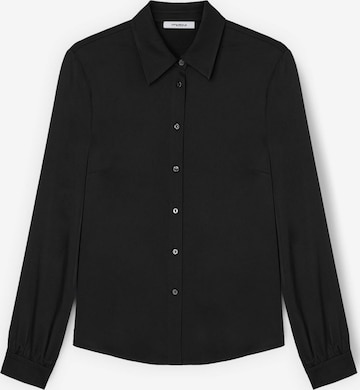 MOTIVI - Blusa en negro: frente