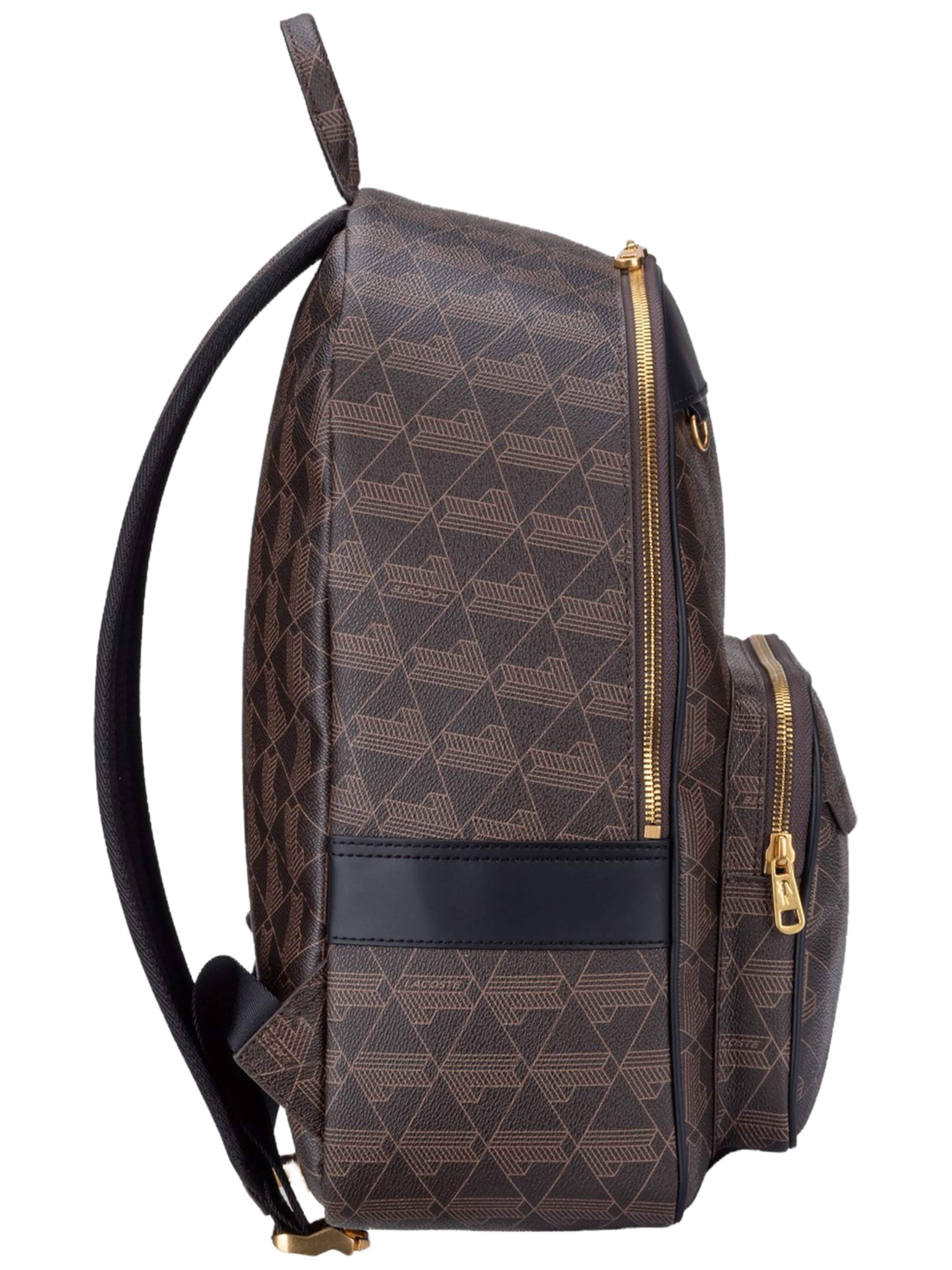 LACOSTE Rucksack in Braun