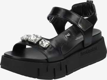 Nero Giardini Sandals in Black: front